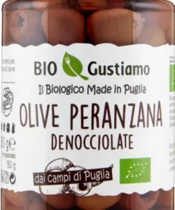 OLIVE NERE PERANZANA DENOCCIOLATE 280 GR BIO GUSTIAMO
