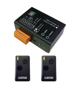Kit placa motores puerta enrollable CLEMSA con 2 mandos NT2
