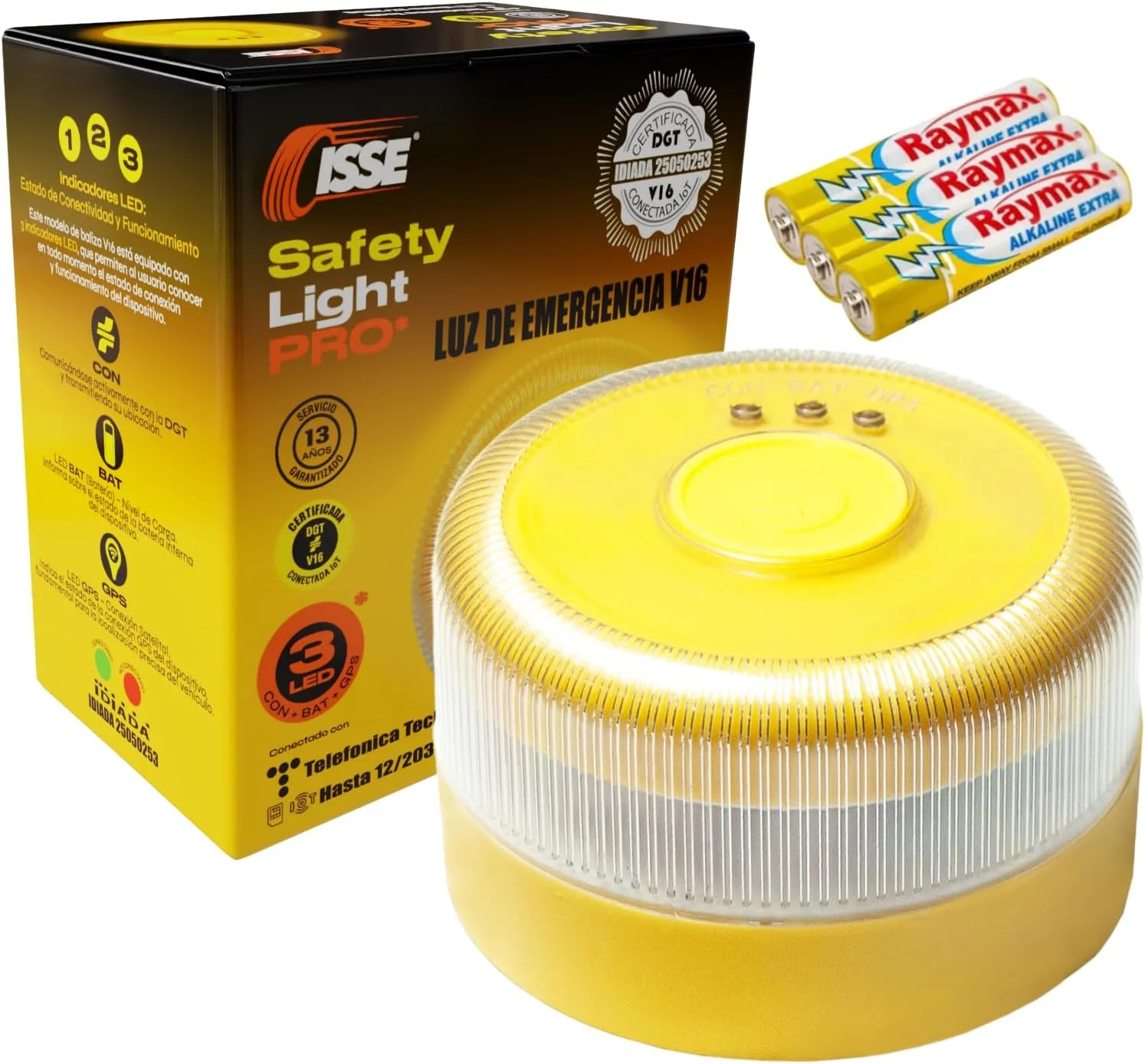 LUZ BALIZA V16 PRO GEOLOCALIZADA 3.0 TARJETA SIM - Imagen 2